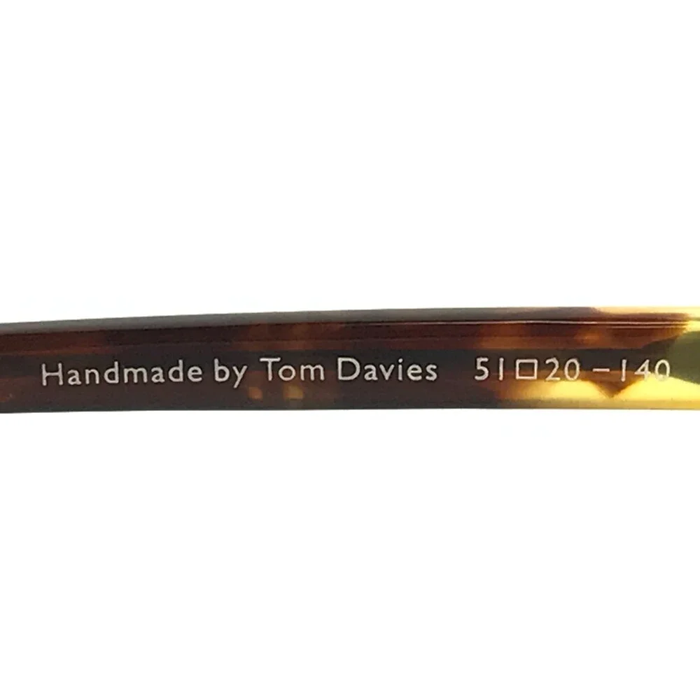 Tom Davies Eyeglasses Frames TD712 Col. 2083 Tortoise Round Full Rim 51-20-140